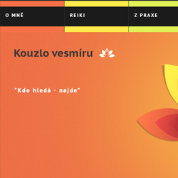 Vytvořená stránka Kouzlo vesmíru