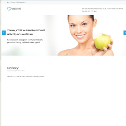 Vytvořená stránka zubní pohotovost Most